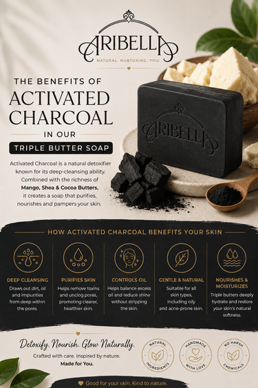 Activated Charcoal Purifying Soap - 6.6oz Bar