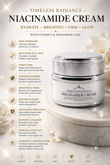 Timeless Radiance Niacinamide Cream - 50ml Jar
