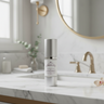 Ageless Lumina Peptide Serum in bathroom setting