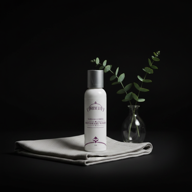 Ageless Lumina Peptide Toner - black background with props