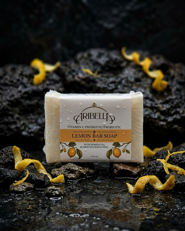 Vitamin C Prebiotic/Probiotic Lemon Bar Soap